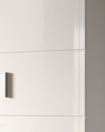 Schuhschrank Grazie in wei� Hochglanz Flurkommode 55 x 79 cm