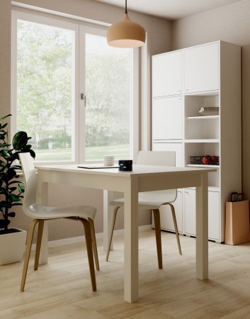Kommode Fidan in wei� Anrichte 46 x 97 cm