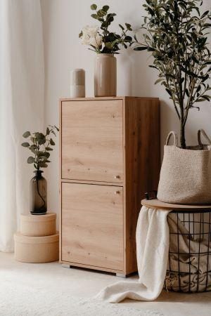 Kommode Fidan in Artisan Eiche Anrichte 46 x 97 cm