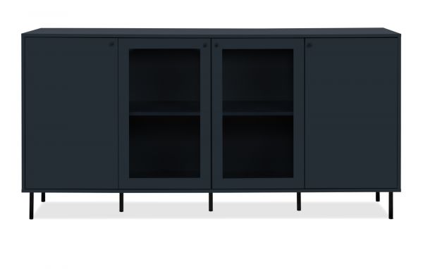 Sideboard Barina in blau Wohn- und Esszimmer Kommode 180 x 90 cm