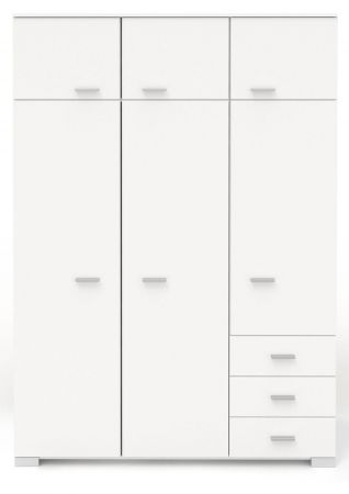 Parisot Kinder- und Jugendzimmer Sleep43 in wei� Komplett-Set 2-teilig mit Stauraumbett und Kleiderschrank