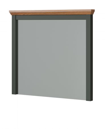 Garderobenspiegel Meadow in gr�n und Evoke Eiche Landhaus Flur Diele Spiegel 77 x 68 cm