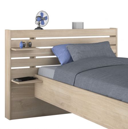 Parisot Kinder- und Jugendzimmer Stauraumbett Escale1 in Eiche japanisch Bett Liegefl�che 90 x 200 cm