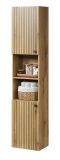 Badezimmer Hochschrank Feliz in Evoke Eiche, Badschrank 40 x 186 cm
