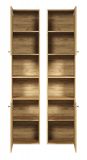 Badezimmer Hochschrank Feliz in Evoke Eiche, Badschrank 40 x 186 cm