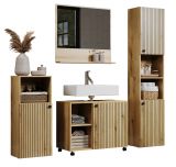 Badm�bel Set Feliz in Evoke Eiche Badkombination 4-teilig 180 x 190 cm