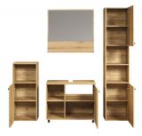 Badm�bel Set Feliz in Evoke Eiche Badkombination 4-teilig 180 x 190 cm