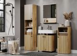 Badm�bel Set Feliz in Evoke Eiche Badkombination 4-teilig 160 x 190 cm