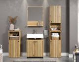 Badm�bel Set Feliz in Evoke Eiche Badkombination 4-teilig 160 x 190 cm