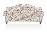 Sofa 3-Sitzer Elita in creme Landhaus Blumen Design Couch 200 cm