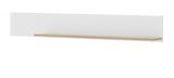 Wandboard Merced in wei� matt und Evoke Eiche Wohn- und Esszimmer Wandregal 150 cm