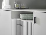 Sideboard Merced in wei� matt Wohn- und Esszimmer Kommode 200 cm