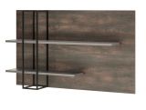 Wandpaneel Piano in Thermo Eiche und grau Wandboard 152 x 90 cm