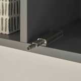 Wohnwand Piano in Thermo Eiche und grau Wohnkombination 3-teilig mit Soft-Close 300 x 200 cm