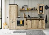 Herdumbauschrank Stove in Used Wood hell und anthrazit K�che Unterschrank 60 cm