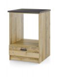 Herdumbauschrank Stove in Used Wood hell und anthrazit K�che Unterschrank 60 cm