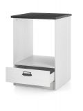 K�che Stove in wei� Pinie und anthrazit Landhaus K�chenschrank Set 4-teilig 196 x 180 cm