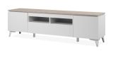 TV-Lowboard Visby in wei� und Sandstein TV Unterteil 177 cm