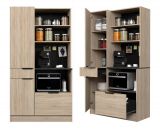 Parisot Buffet Fumay11 in Eiche und Beton grau K�che Buffetschrank 100 x 186 cm