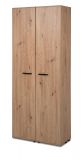 Schuhschrank Logu in Artisan Eiche 74 x 182 cm, aufklappbar f�r 30 Paar Schuhe