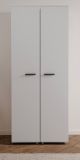 Schuhschrank Logu in wei� 74 x 182 cm, aufklappbar f�r 30 Paar Schuhe