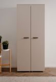Schuhschrank Logu in Samt 74 x 182 cm, aufklappbar f�r 30 Paar Schuhe