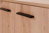 Schuhschrank Logu in Artisan Eiche 100 x 110 cm, aufklappbar f�r 24 Paar Schuhe