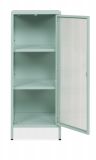 Metall Kommode Maram in mintgr�n Vitrine 40 x 102 cm
