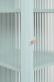 Metall Kommode Maram in mintgr�n Vitrine 80 x 102 cm