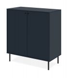 Kommode Barina in blau Wohn- und Esszimmer Sideboard 80 x 90 cm