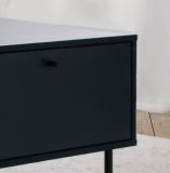 Couchtisch Barina in blau Beistelltisch mit Stauraum 110 x 60 cm