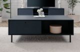 Couchtisch Barina in blau Beistelltisch mit Stauraum 110 x 60 cm