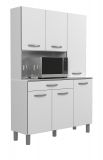 Parisot K�chenschrank Set 2-tlg. Season1 in wei� und grau K�che Buffet und Mehrzweckschrank
