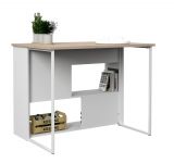 Parisot K�chentheke Socool12 in wei� und Jackson Eiche K�cheninsel 116 x 90 cm