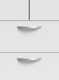 Kleiderschrank Enjour in wei� Dreht�renschrank 3-t�rig 120 x 185 cm
