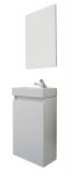 Badm�bel komplett Set Winny in wei� inkl. Waschbecken und Spiegel Breite 40 cm