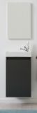 Badm�bel komplett Set Winny in grau inkl. Waschbecken und Spiegel Breite 40 cm