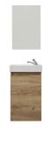 Badm�bel komplett Set Winny in Artisan Eiche inkl. Waschbecken und Spiegel Breite 40 cm