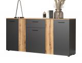 Sideboard Avila in grau und Evoke Eiche Kommode 181 cm