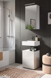 Badm�bel Set 2-teilig Larik in wei� Hochglanz Badkombination 38 x 190 cm