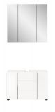 Badm�bel Set 2-teilig Larik in wei� Hochglanz Badkombination 82 x 190 cm