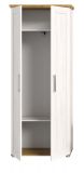 Garderobenschrank Mirano in wei� L�rche und Eiche Artisan Landhaus Flurgarderobe 80 x 196 cm