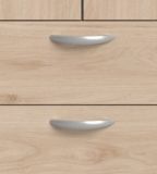 Kleiderschrank Enjour in Jackson Eiche Dreht�renschrank 4-t�rig mit Spiegel 160 x 185 cm