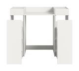 Waschmaschinenumbau Set Flexy in wei� 3-teilig �berbauschrank und 2 x Anstellregal