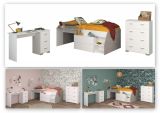 Parisot Kinder- und Jugendzimmer Milky15 in wei� und grau Loft Komplett-Set 3-teilig
