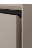 Kommode Brebbia in sand und schwarz Sideboard 90 cm, Soft-Close-Funktion