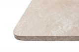Esstisch Jaron in Sandstein und Hickory Walnuss Tisch ausziehbar 160 / 200 x 90 cm