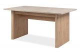 Esstisch Jaron in Sandstein und Hickory Walnuss Tisch ausziehbar 160 / 200 x 90 cm