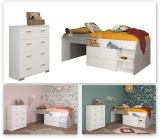Parisot Kinder- und Jugendzimmer Milky16 in wei� und grau Loft Komplett-Set 2-teilig
