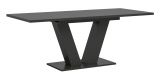 Esstisch Home-X in grau Tisch ausziehbar 150 - 190 cm